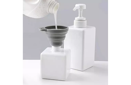 Uniwersalny składany lejek silikonowy