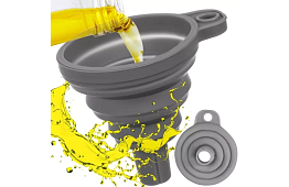 Uniwersalny składany lejek silikonowy