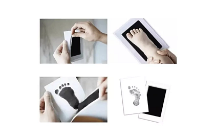 Odcisk dziecięcych rąk i nóg - Nesmaring Ink