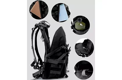 Plecak turystyczny TRIZAND XL - czarny