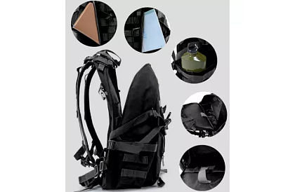 Plecak turystyczny TRIZAND XL - czarny