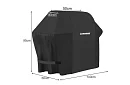Pokrywa na grill ogrodowy - 95 x 100 x 60 cm