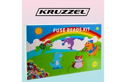 Zażehlane koraliki 6500 sztuk - zestaw XXL z akcesoriami