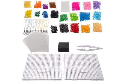 Zażehlane koraliki 6500 sztuk - zestaw XXL z akcesoriami