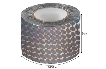 Holograficzna taśma do odstraszania ptaków - 80 metrów