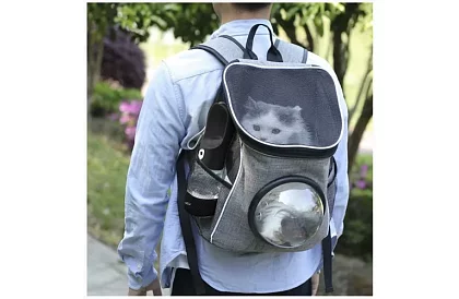 Butelka podróżna na wodę dla psów z miseczką na smakołyki