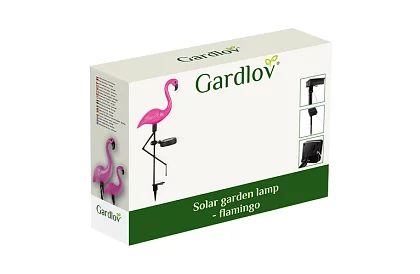 Lampka ogrodowa solarna - Flaming