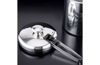 Zbiornik na lód 1,3 litra – wiadro z pokrywką i szczypcami