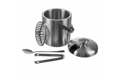 Zbiornik na lód 1,3 litra – wiadro z pokrywką i szczypcami