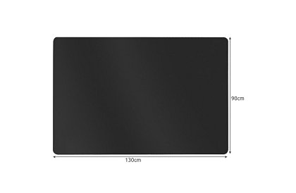 Podkład ochronny podłogi pod krzesło 90 × 130 cm – czarny