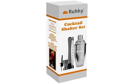 Zestaw barmański ze stali nierdzewnej – 6 szt.