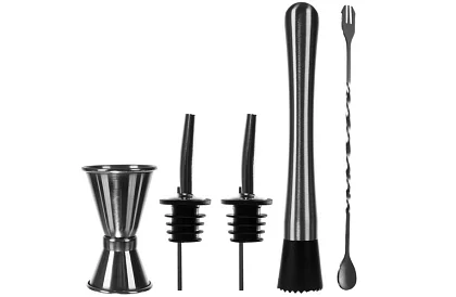 Zestaw barmański ze stali nierdzewnej – 6 szt.