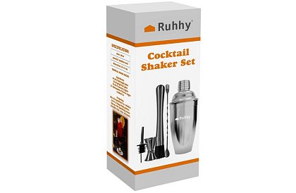 Zestaw barmański ze stali nierdzewnej – 6 szt.