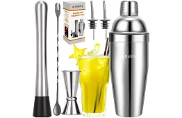 Zestaw barmański ze stali nierdzewnej – 6 szt.