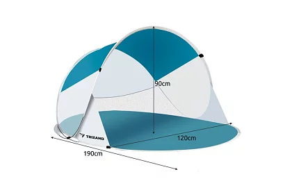 Samorozkładający się namiot plażowy - 190 × 120 × 90 cm