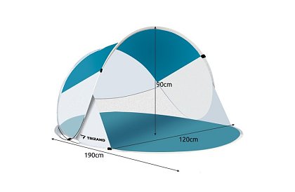 Samorozkładający się namiot plażowy - 190 × 120 × 90 cm