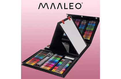 Zestaw artystyczny do malowania - 208 sztuk w etui