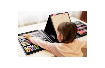 Zestaw artystyczny do malowania - 208 sztuk w etui