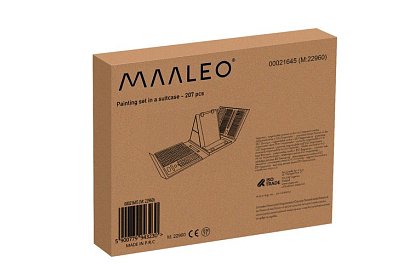 Zestaw artystyczny do malowania - 208 sztuk w etui