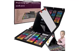 Zestaw artystyczny do malowania - 208 sztuk w etui
