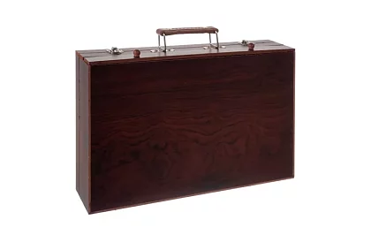 Zestaw do malowania w drewnianym etui – 130 elementów