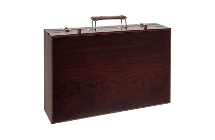 Zestaw do malowania w drewnianym etui – 130 elementów