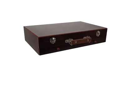 Zestaw do malowania w drewnianym etui – 130 elementów