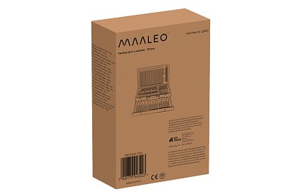 Zestaw do malowania w drewnianym etui – 130 elementów