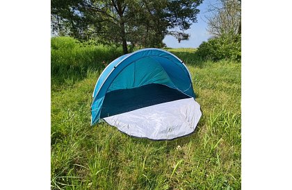 Samorozkładający się namiot plażowy dla 3 osób – 200 × 120 × 110 cm