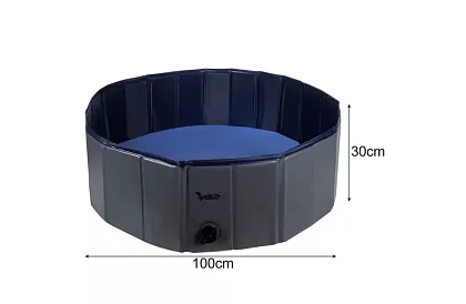 Składany basen dla psa - 100 x 30 cm