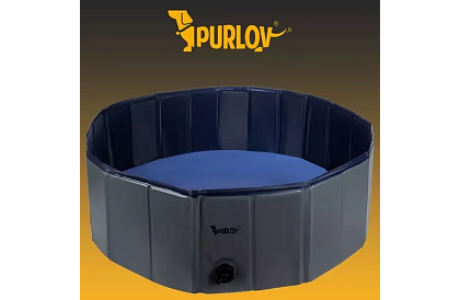 Składany basen dla psa - 100 x 30 cm