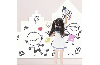 Zmazywalne markery - 12 szt. - 6 kolorów