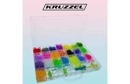 Gumki do produkcji bransoletek XXL zestaw + krosno