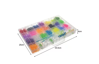 Gumki do produkcji bransoletek XXL zestaw + krosno