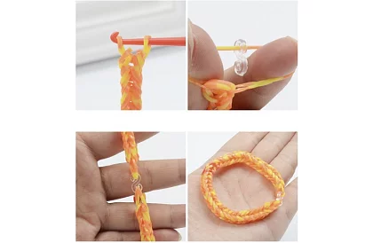 Gumki do produkcji bransoletek XXL zestaw + krosno