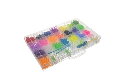 Gumki do produkcji bransoletek XXL zestaw + krosno