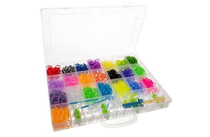 Gumki do produkcji bransoletek XXL zestaw + krosno