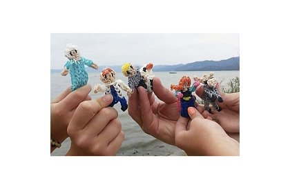 Gumki do produkcji bransoletek XXL zestaw + krosno