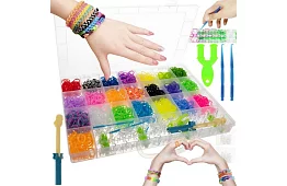 Gumki do produkcji bransoletek XXL zestaw + krosno