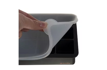 Forma silikonowa na lód z pokrywką – lodówka na 15 kostek lodu