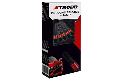 Pędzle do detailingu – zestaw 5 sztuk