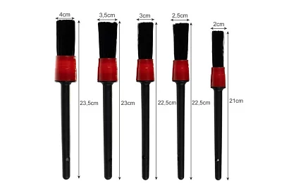 Pędzle do detailingu – zestaw 5 sztuk