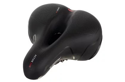 Siodełko rowerowe ACTIVE z wentylacją i wodoodpornym pokryciem