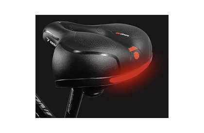 Siodełko rowerowe ACTIVE z wentylacją i wodoodpornym pokryciem