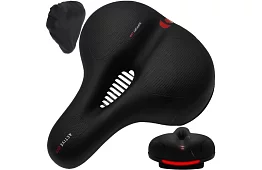 Siodełko rowerowe ACTIVE z wentylacją i wodoodpornym pokryciem