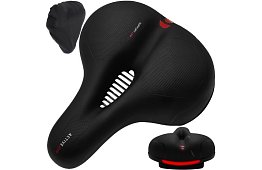 Siodełko rowerowe ACTIVE z wentylacją i wodoodpornym pokryciem