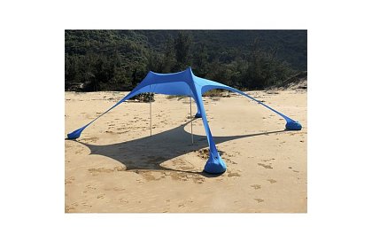 Namiot plażowy z ochroną UV 50+ - parasol - 4,5 × 4,5 × 1,6 m