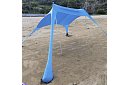 Namiot plażowy z ochroną UV 50+ - parasol - 4,5 × 4,5 × 1,6 m