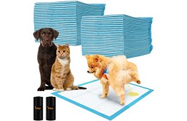 Podkładki higieniczne absorpcyjne 50 szt. – 60x60 cm + worki na odchody