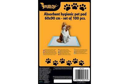 Podkładki higieniczne absorpcyjne 100 szt. – 60x90 cm + worki na odchody